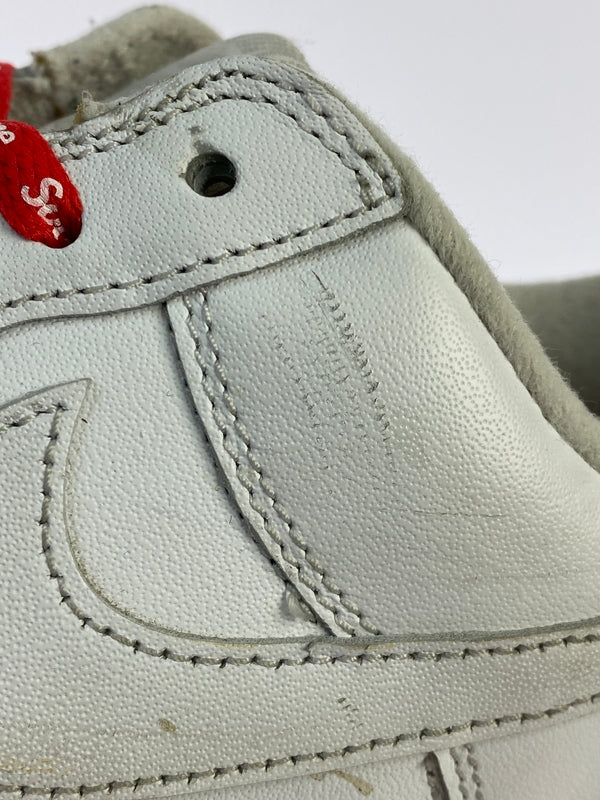 【中古品】【メンズ】 SUPREME シュプリーム × NIKE ナイキ AIR FORCE 1 LOW WHITE CU9225-100 エアフォース1 ロー メンズ スニーカー シューズ 靴 160-260825-em-16-min サイズ：27.5cm カラー：ホワイト 万代Net店
