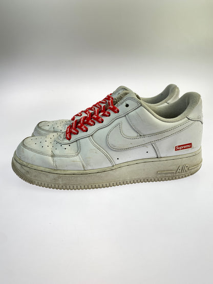 【中古品】【メンズ】 SUPREME シュプリーム × NIKE ナイキ AIR FORCE 1 LOW WHITE CU9225-100 エアフォース1 ロー メンズ スニーカー シューズ 靴 160-260825-em-16-min サイズ：27.5cm カラー：ホワイト 万代Net店