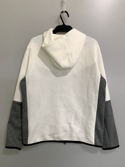 【中古品】【メンズ】 NIKE TECH FLEECE ZIP HOODIE CU4490-101 テック フリース ジップ フーディ メンズ スウェット トップス フード付き パーカー 148-260823-em-19-min サイズ：L カラー：ホワイト/グレー/ブラック 万代Net店