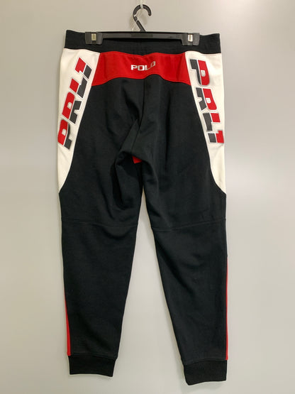 【中古品】【メンズ】 POLO RALPH LAUREN ポロ・ラルフローレン POLO RACING EASY PANTS ポロ レーシング イージー パンツ メンズ ボトムス ウエストゴム 158-260823-em-15-min サイズ：XL カラー：レッド/ブラック/ホワイト 万代Net店