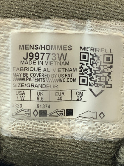 【中古品】【メンズ】 MERRELL メレル モアブ2ミッドGTXワイドワイズ トレッキングブーツ J99773W メンズ 靴 シューズ ハイキング 164-260825-em-04-min サイズ：25.0cm カラー：カーキ 万代Net店