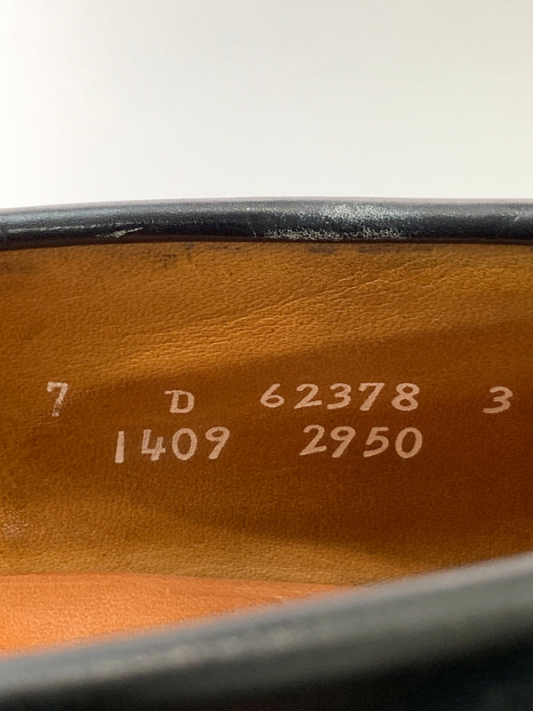 【中古品】【メンズ】 ALLEN EDMONDS アレンエドモンズ NEWPORT ニューポート 革靴 ローファー タッセル 164-260825-em-09-min サイズ：7D カラー：ブラック 万代Net店