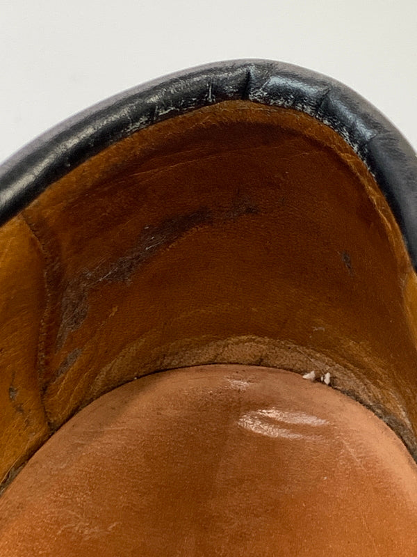 【中古品】【メンズ】 ALLEN EDMONDS アレンエドモンズ NEWPORT ニューポート 革靴 ローファー タッセル 164-260825-em-09-min サイズ：7D カラー：ブラック 万代Net店