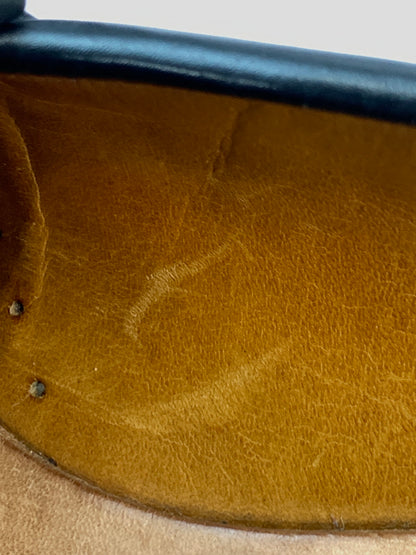 【中古品】【メンズ】 ALLEN EDMONDS アレンエドモンズ NEWPORT ニューポート 革靴 ローファー タッセル 164-260825-em-09-min サイズ：7D カラー：ブラック 万代Net店