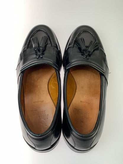 【中古品】【メンズ】 ALLEN EDMONDS アレンエドモンズ NEWPORT ニューポート 革靴 ローファー タッセル 164-260825-em-09-min サイズ：7D カラー：ブラック 万代Net店