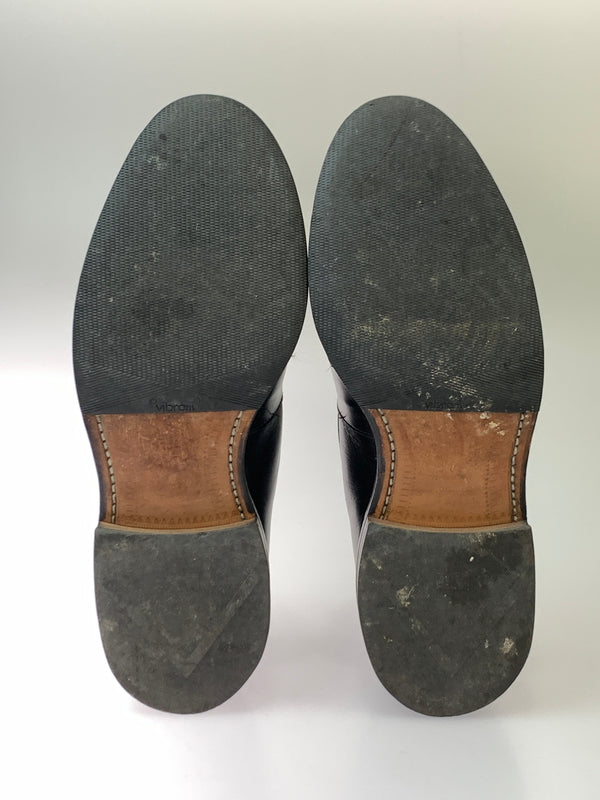 【中古品】【メンズ】 ALLEN EDMONDS アレンエドモンズ NEWPORT ニューポート 革靴 ローファー タッセル 164-260825-em-09-min サイズ：7D カラー：ブラック 万代Net店