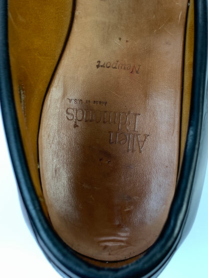 【中古品】【メンズ】 ALLEN EDMONDS アレンエドモンズ NEWPORT ニューポート 革靴 ローファー タッセル 164-260825-em-09-min サイズ：7D カラー：ブラック 万代Net店