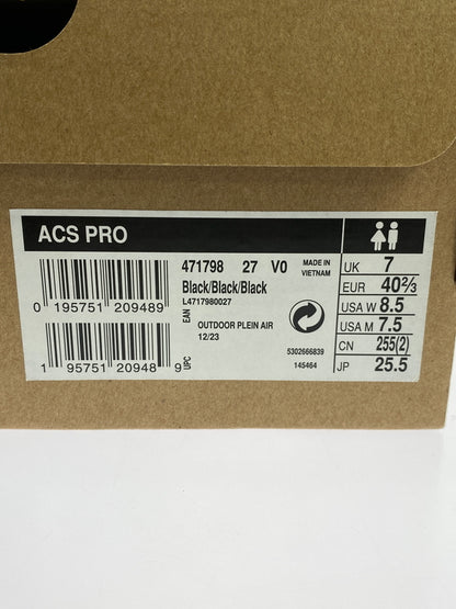 【中古品】【メンズ】 SALOMON サロモン ACS PRO 471798 エーシーエス プロ トレイル ランニングシューズ スニーカー メンズ シューズ 靴 162-260825-em-33-min サイズ：25.5cm カラー：ブラック 万代Net店