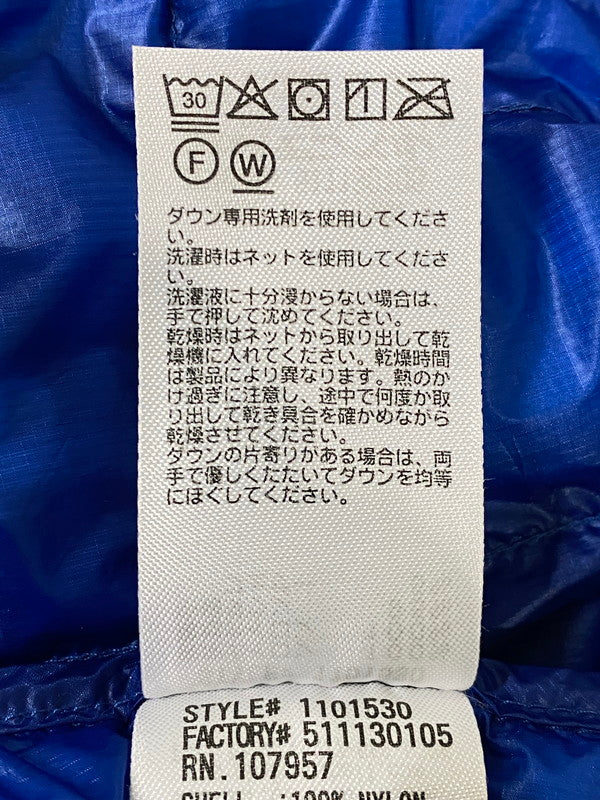 【中古品】【メンズ】 MONT-BELL モンベル プラズマ1000 ダウン ベスト 1101530 超軽量 メンズ アウター 144-260825-em-13-min サイズ：XL カラー：ブルー 万代Net店
