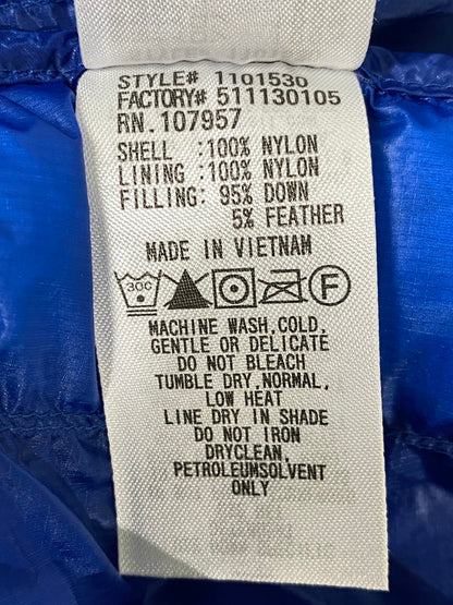 【中古品】【メンズ】 MONT-BELL モンベル プラズマ1000 ダウン ベスト 1101530 超軽量 メンズ アウター 144-260825-em-13-min サイズ：XL カラー：ブルー 万代Net店