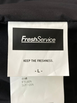 【中古品】【メンズ】 FRESHSERVICE フレッシュサービス CORPORATE DOWN VEST FSC243--10112B コーポレート ダウン ベスト メンズ アウター 140-260825-em-47-min サイズ：L カラー：ブラック 万代Net店