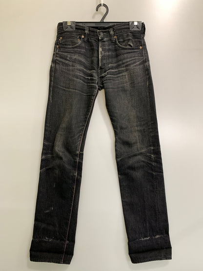 【中古品】【メンズ】 MOMOTARO JEANS 桃太郎ジーンズ DENIM PANTS B0705SP 出陣タイトストレート デニムパンツ ボトムス 156-260909-yn-05-min サイズ：W29 カラー：ブラックインディゴ 万代Net店