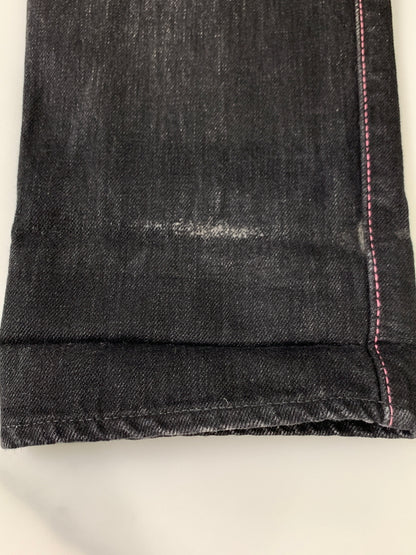 【中古品】【メンズ】 MOMOTARO JEANS 桃太郎ジーンズ DENIM PANTS B0705SP 出陣タイトストレート デニムパンツ ボトムス 156-260909-yn-05-min サイズ：W29 カラー：ブラックインディゴ 万代Net店