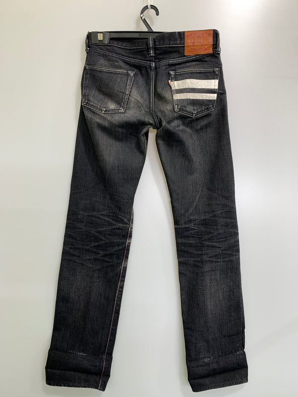 【中古品】【メンズ】 MOMOTARO JEANS 桃太郎ジーンズ DENIM PANTS B0705SP 出陣タイトストレート デニムパンツ ボトムス 156-260909-yn-05-min サイズ：W29 カラー：ブラックインディゴ 万代Net店