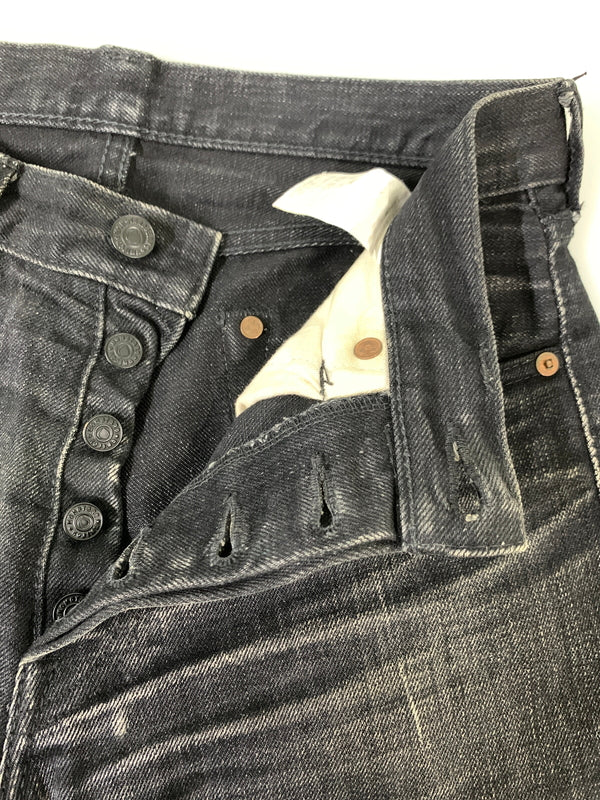 【中古品】【メンズ】 MOMOTARO JEANS 桃太郎ジーンズ DENIM PANTS B0705SP 出陣タイトストレート デニムパンツ ボトムス 156-260909-yn-05-min サイズ：W29 カラー：ブラックインディゴ 万代Net店