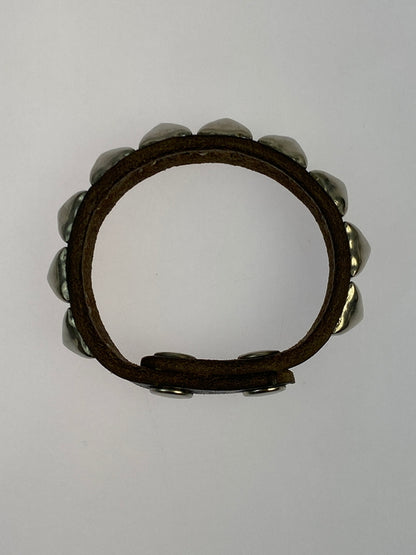 【中古品】【メンズ】 RE.ACT リアクト STUDS BRACE スタッズ ブレス 小物 アクサセリー ブレスレット 192-260827-hu-11-min カラー：シルバー/ブラック 万代Net店
