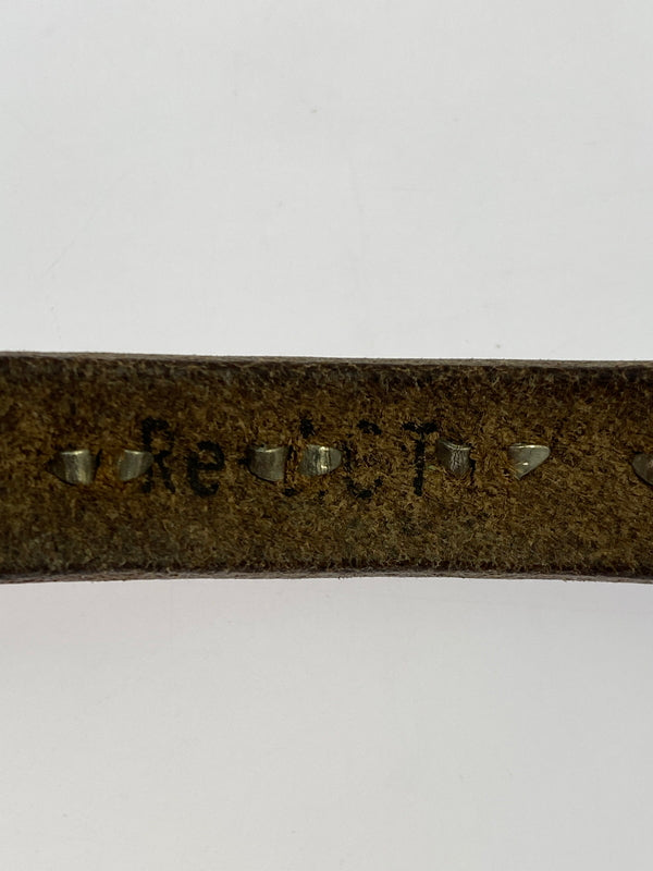 【中古品】【メンズ】 RE.ACT リアクト STUDS BRACE スタッズ ブレス 小物 アクサセリー ブレスレット 192-260827-hu-11-min カラー：シルバー/ブラック 万代Net店