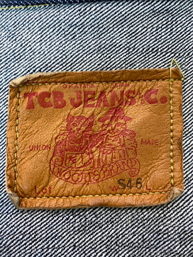 【中古品】【メンズ】 TCB JEANS ティーシービー ジーンズ 大戦モデル デニムジャケット S40S Gジャン メンズ アウター 145-260825-em-62-min カラー：インディゴ 万代Net店