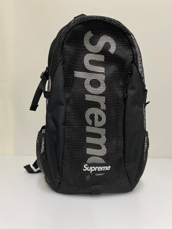 【中古品】【メンズ/レディース】 SUPREME シュプリーム 20SS BACKPACK バックパック リュックサック カバン 188-260830-em-05-min カラー：ブラック 万代Net店