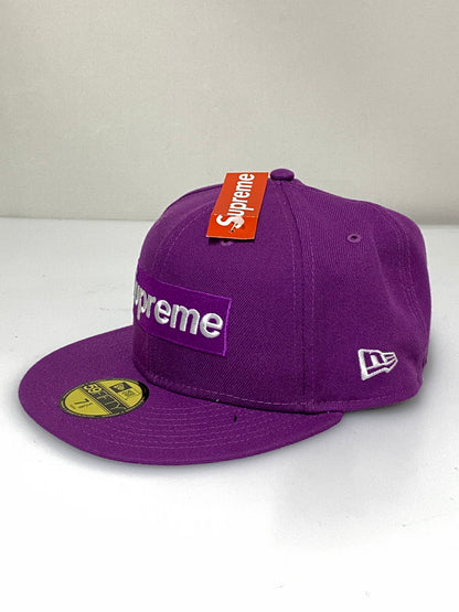 【中古品】【メンズ/レディース】 SUPREME シュプリーム CHAMPIONSHIP BOX LOGO NEW ERA PURPLE チャンピオンシップ ボックス ロゴ ニューエラ キャップ 帽子 185-260830-em-26-min サイズ：7 5/8 カラー：パープル 万代Net店