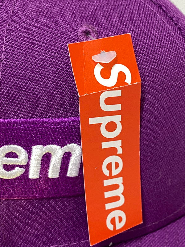 【中古品】【メンズ/レディース】 SUPREME シュプリーム CHAMPIONSHIP BOX LOGO NEW ERA PURPLE チャンピオンシップ ボックス ロゴ ニューエラ キャップ 帽子 185-260830-em-26-min サイズ：7 5/8 カラー：パープル 万代Net店
