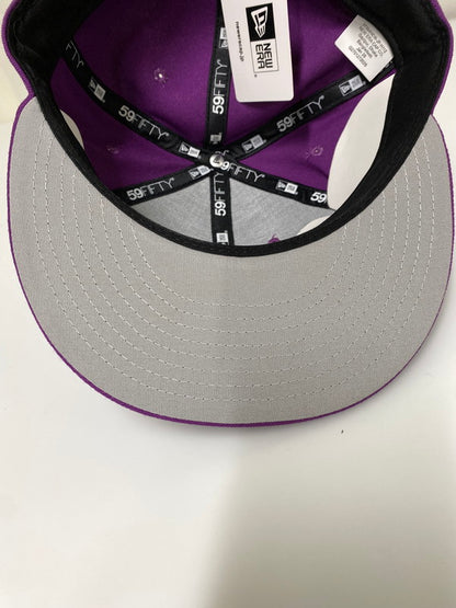 【中古品】【メンズ/レディース】 SUPREME シュプリーム CHAMPIONSHIP BOX LOGO NEW ERA PURPLE チャンピオンシップ ボックス ロゴ ニューエラ キャップ 帽子 185-260830-em-26-min サイズ：7 5/8 カラー：パープル 万代Net店