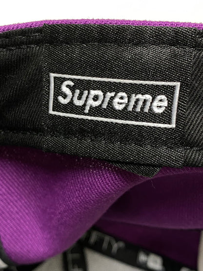 【中古品】【メンズ/レディース】 SUPREME シュプリーム CHAMPIONSHIP BOX LOGO NEW ERA PURPLE チャンピオンシップ ボックス ロゴ ニューエラ キャップ 帽子 185-260830-em-26-min サイズ：7 5/8 カラー：パープル 万代Net店