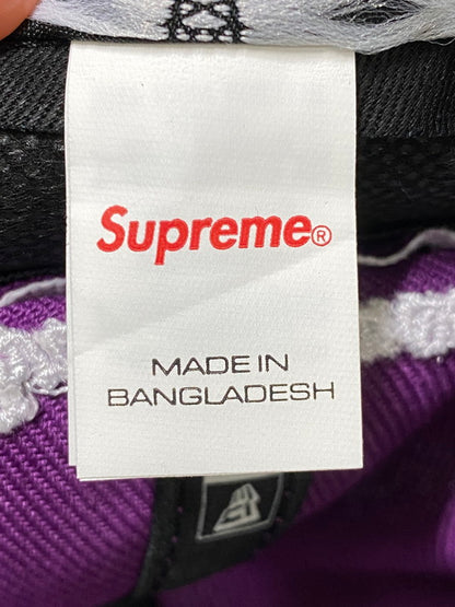 【中古品】【メンズ/レディース】 SUPREME シュプリーム CHAMPIONSHIP BOX LOGO NEW ERA PURPLE チャンピオンシップ ボックス ロゴ ニューエラ キャップ 帽子 185-260830-em-26-min サイズ：7 5/8 カラー：パープル 万代Net店