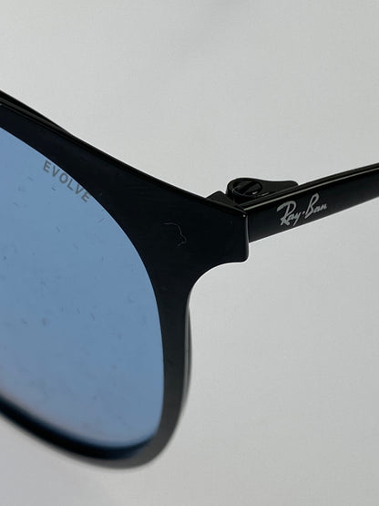 【中古品】【メンズ/レディース】 RAY-BAN レイバン ERIKA SUNGLASSES RB3539 エリカ サングラス 54□19-145 アクセサリー 203-260830-em-51-min カラー：ポリッシュ ブラック/ブルー 万代Net店