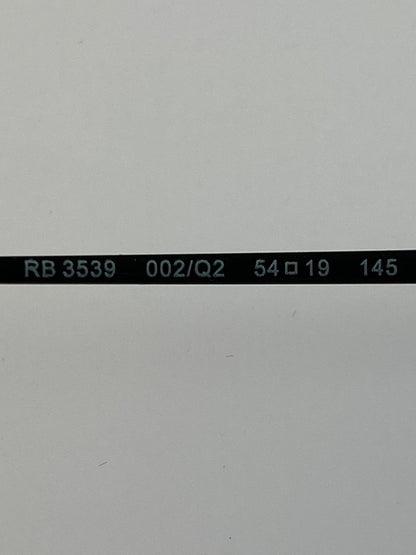 【中古品】【メンズ/レディース】 RAY-BAN レイバン ERIKA SUNGLASSES RB3539 エリカ サングラス 54□19-145 アクセサリー 203-260830-em-51-min カラー：ポリッシュ ブラック/ブルー 万代Net店