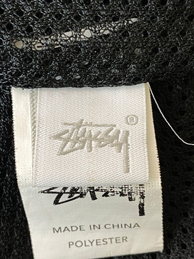【中古品】【メンズ】 STUSSY ステューシー ナイロンジャケット メンズ アウター フード付き コーチジャケット ウィンドブレイカー 142-260825-em-51-min サイズ：L カラー：ブラック 万代Net店