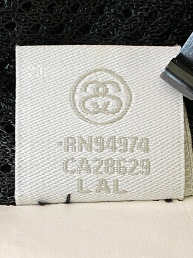 【中古品】【メンズ】 STUSSY ステューシー ナイロンジャケット メンズ アウター フード付き コーチジャケット ウィンドブレイカー 142-260825-em-51-min サイズ：L カラー：ブラック 万代Net店