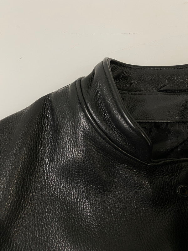 【中古品】【メンズ】 LEGENDARY USA レジェンダリー ユーエスエー LEATHER VEST レザー ベスト 革 メンズ アウター アメリカ製 146-260904-em-03-min サイズ：44 カラー：ブラック 万代Net店