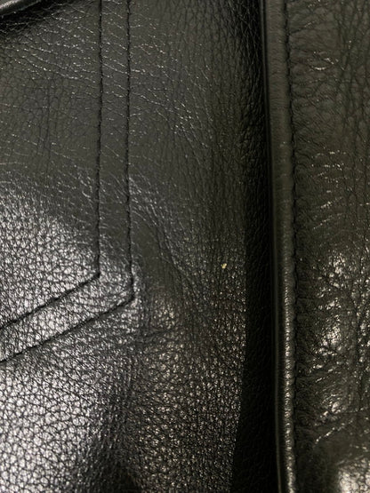 【中古品】【メンズ】 LEGENDARY USA レジェンダリー ユーエスエー LEATHER VEST レザー ベスト 革 メンズ アウター アメリカ製 146-260904-em-03-min サイズ：44 カラー：ブラック 万代Net店
