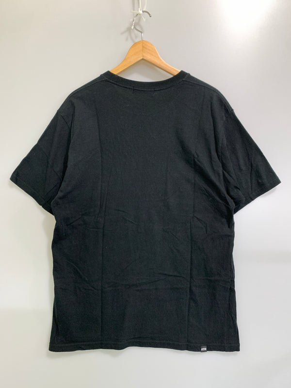 【中古品】【メンズ】 HYSTERIC GLAMOUR ヒステリックグラマー LOGO TEE 02251CT29 ロゴ 半袖 Tシャツ メンズ トップス 140-260901-em-11-min サイズ：L カラー：ブラック 万代Net店