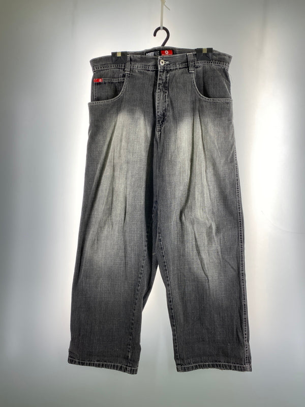 【中古品】【メンズ】 SOUTHPOLE サウスポール DENIM PANTS デニム パンツ ボトムス ジーパン 157-260830-hu-50-min サイズ：38 カラー：ブラックインディゴ 万代Net店