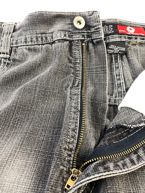 【中古品】【メンズ】 SOUTHPOLE サウスポール DENIM PANTS デニム パンツ ボトムス ジーパン 157-260830-hu-50-min サイズ：38 カラー：ブラックインディゴ 万代Net店