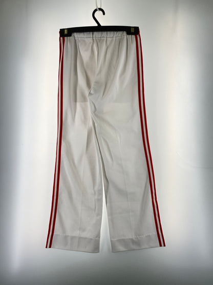 【中古品】【メンズ】 ADIDAS アディダス 70-80S TRACK PANT 70年代 80年代 トラック パンツ ボトムス ジャージ 157-260830-hu-47-min サイズ：表記なし 不明 カラー：ホワイト/レッド 万代Net店