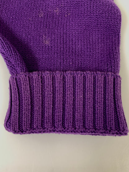 【中古品】【メンズ】 EDDIE BAUER エディー バウアー 80-90S KNIT 80-90年代 ニット セーター 長袖 ロングスリーブ 146-260827-hu-25-min サイズ：L カラー：パープル 万代Net店