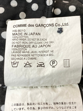 【中古品】【メンズ】 COMME DES GARCONS HOMME コムデギャルソンオム 07SS DOT PLEATS SHIRT HS-B010 ドット プリーツ シャツ 水玉模様 メンズ トップス 長袖シャツ 140-260825-em-49-min サイズ：SS カラー：ブラック/ホワイト（水玉模様） 万代Net店