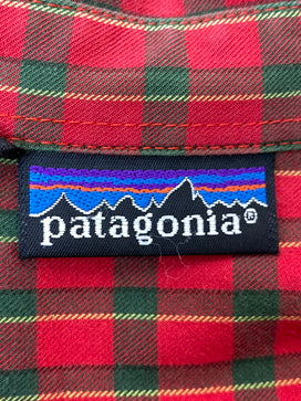 【中古品】【メンズ】 PATAGONIA パタゴニア 90S CHECK SHIRT 90年代 チェックシャツ メンズ 長袖シャツ ヴィンテージ 144-260825-em-48-min サイズ：S カラー：レッド系 万代Net店