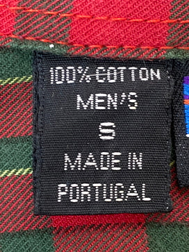 【中古品】【メンズ】 PATAGONIA パタゴニア 90S CHECK SHIRT 90年代 チェックシャツ メンズ 長袖シャツ ヴィンテージ 144-260825-em-48-min サイズ：S カラー：レッド系 万代Net店