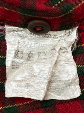 【中古品】【メンズ】 PATAGONIA パタゴニア 90S CHECK SHIRT 90年代 チェックシャツ メンズ 長袖シャツ ヴィンテージ 144-260825-em-48-min サイズ：S カラー：レッド系 万代Net店