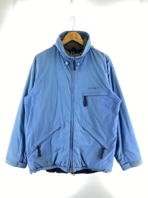 【現状渡し品】【メンズ】 MONT-BELL モンベル 90's NYLON JACKET 1102245 90年代 ナイロンジャケット アウター 144-260909-yn-35-min サイズ：S カラー：ライトブルー 万代Net店
