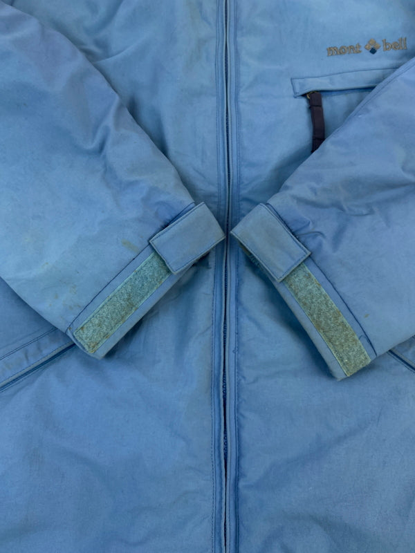 【現状渡し品】【メンズ】 MONT-BELL モンベル 90's NYLON JACKET 1102245 90年代 ナイロンジャケット アウター 144-260909-yn-35-min サイズ：S カラー：ライトブルー 万代Net店