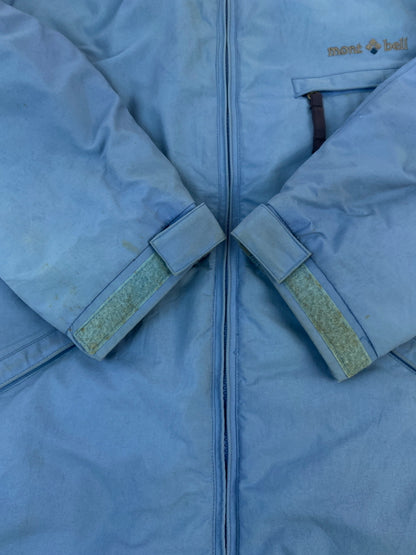 【現状渡し品】【メンズ】 MONT-BELL モンベル 90's NYLON JACKET 1102245 90年代 ナイロンジャケット アウター 144-260909-yn-35-min サイズ：S カラー：ライトブルー 万代Net店
