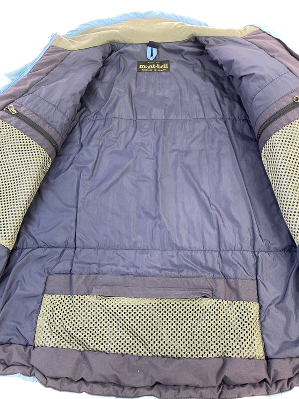 【現状渡し品】【メンズ】 MONT-BELL モンベル 90's NYLON JACKET 1102245 90年代 ナイロンジャケット アウター 144-260909-yn-35-min サイズ：S カラー：ライトブルー 万代Net店