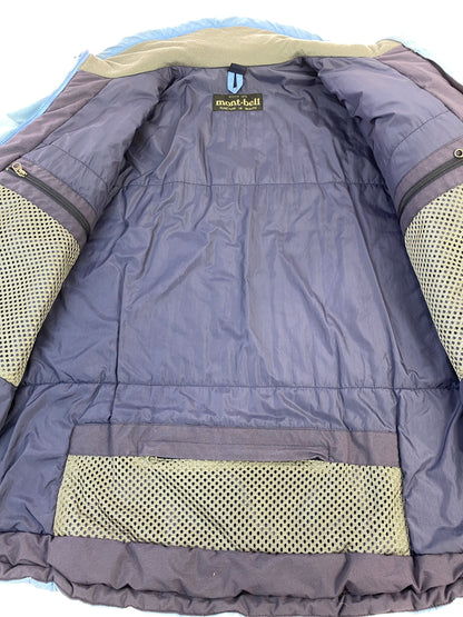 【現状渡し品】【メンズ】 MONT-BELL モンベル 90's NYLON JACKET 1102245 90年代 ナイロンジャケット アウター 144-260909-yn-35-min サイズ：S カラー：ライトブルー 万代Net店