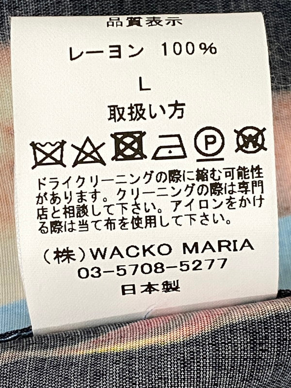 【中古品】【メンズ】 WACKO MARIA ワコマリア 26SS MULHOLLAND DRIVE S/S HAWAIIAN SHIRT 「マルホランド・ドライブ ショートスリーブ ハワイアンシャツ メンズ トップス 半袖シャツ 142-260825-em-10-min サイズ：L カラー：マルチカラー 万代Net店