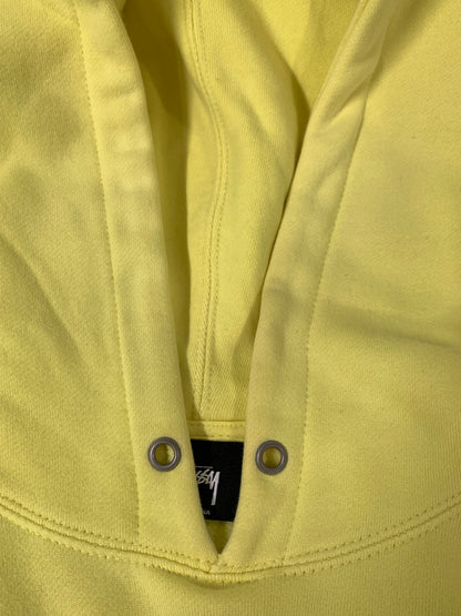 【中古品】【メンズ】 STUSSY ステューシー OVAL LOGO HOODIE オーバル ロゴ フーディー ロングスリーブ パーカー 長袖 142-260827-hu-23-min サイズ：M カラー：イエロー 万代Net店